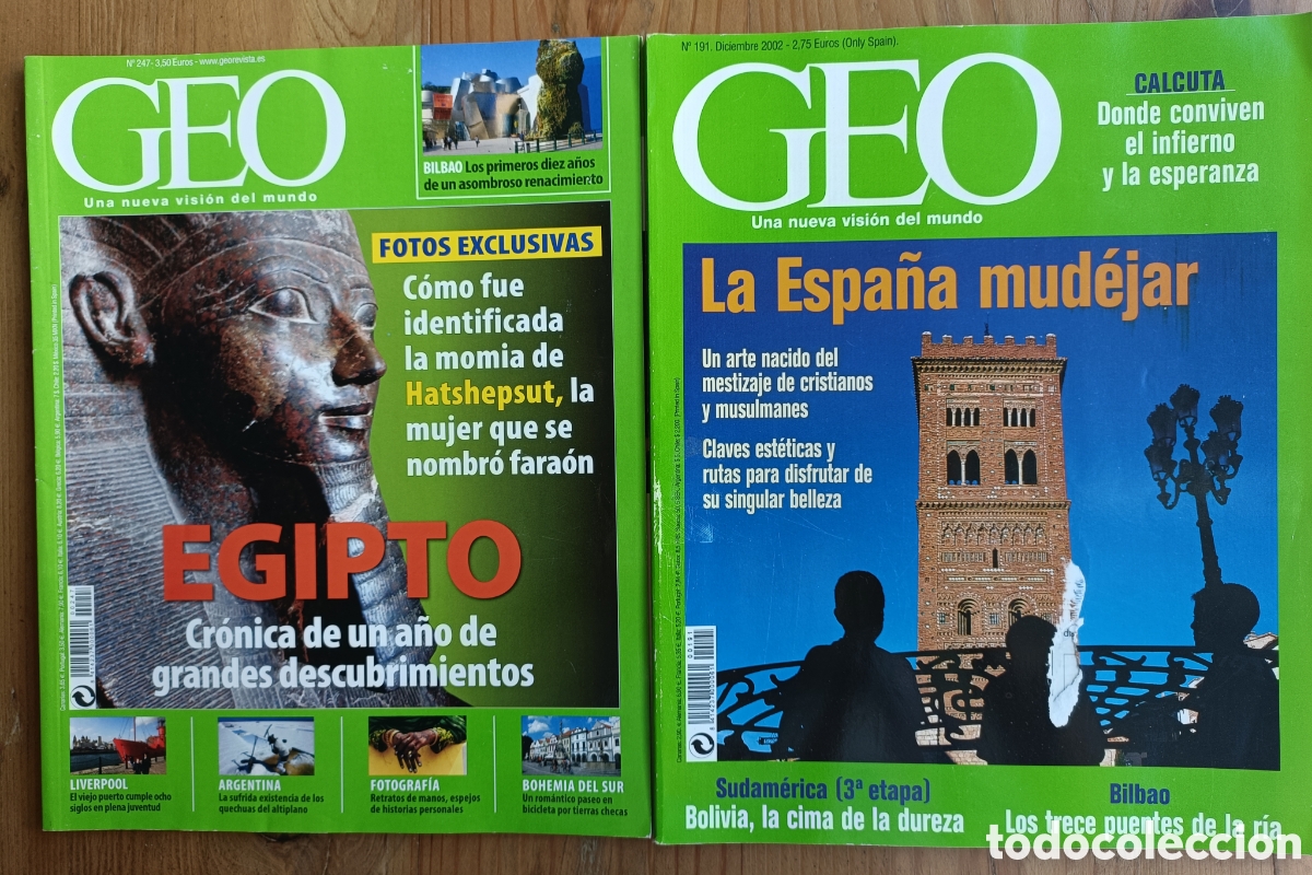 Coleccionismo de Revistas y Peri&oacute;dicos: Lote 2 revistas GEO N&deg;191 y N&deg;247
