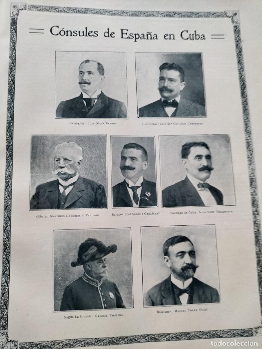 Coleccionismo de Revistas y Peri&oacute;dicos: LOS CONSULES DE ESPA&Ntilde;A EN CUBA HOJA A&Ntilde;O 1911