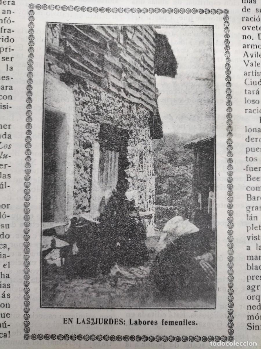 Collezionismo di Riviste e Giornali: EN LAS JURDES LABORES FEMENILES HOJA REVISTA A&Ntilde;O 1918