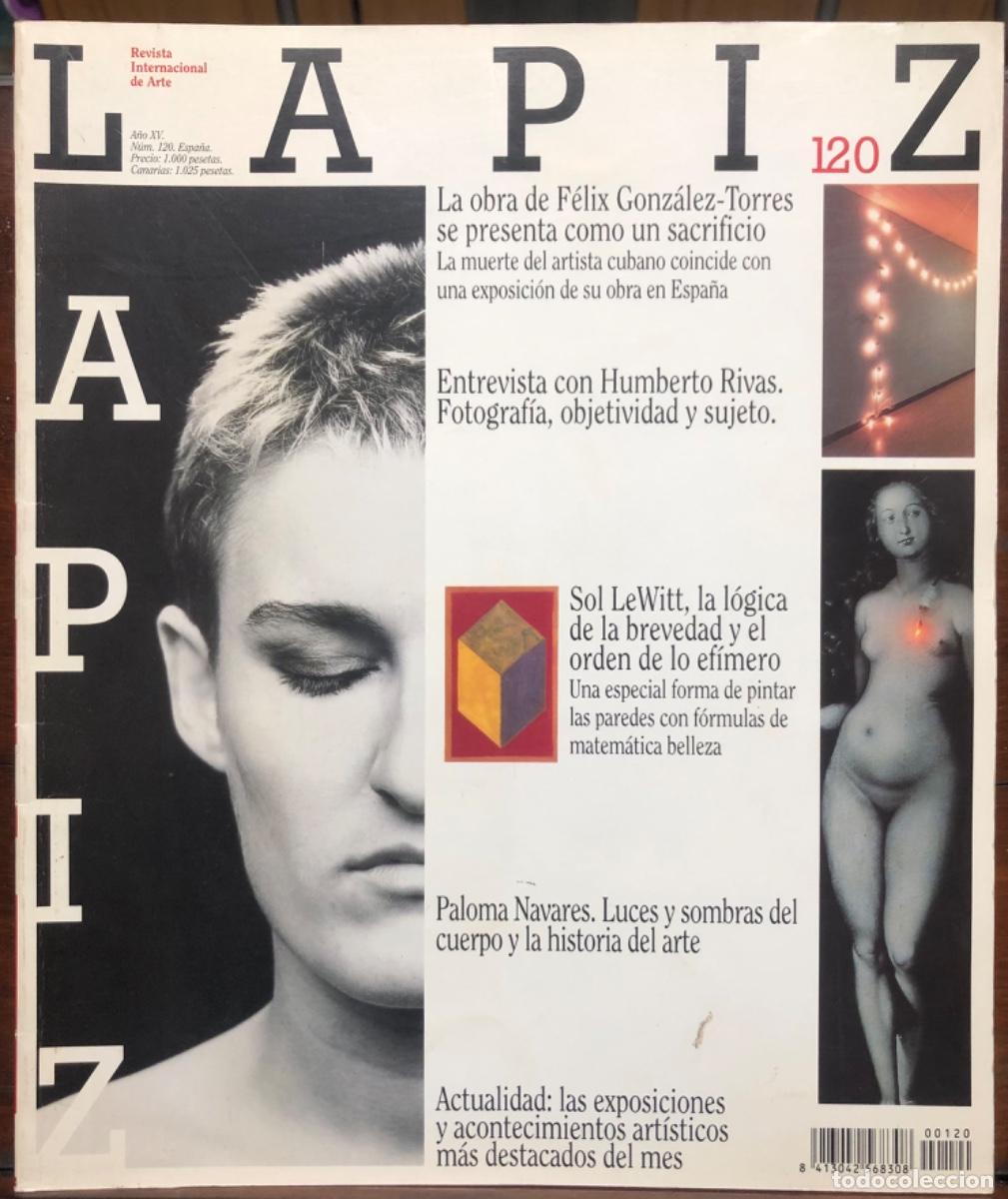 Coleccionismo de Revistas y Peri&oacute;dicos: L&Aacute;PIZ,REVISTA DE ARTE-1996-N&ordm; 120-F&eacute;lix Gonz&aacute;lez-Torres/Humberto Rivas/ Sol LeWitt/Paloma Navares