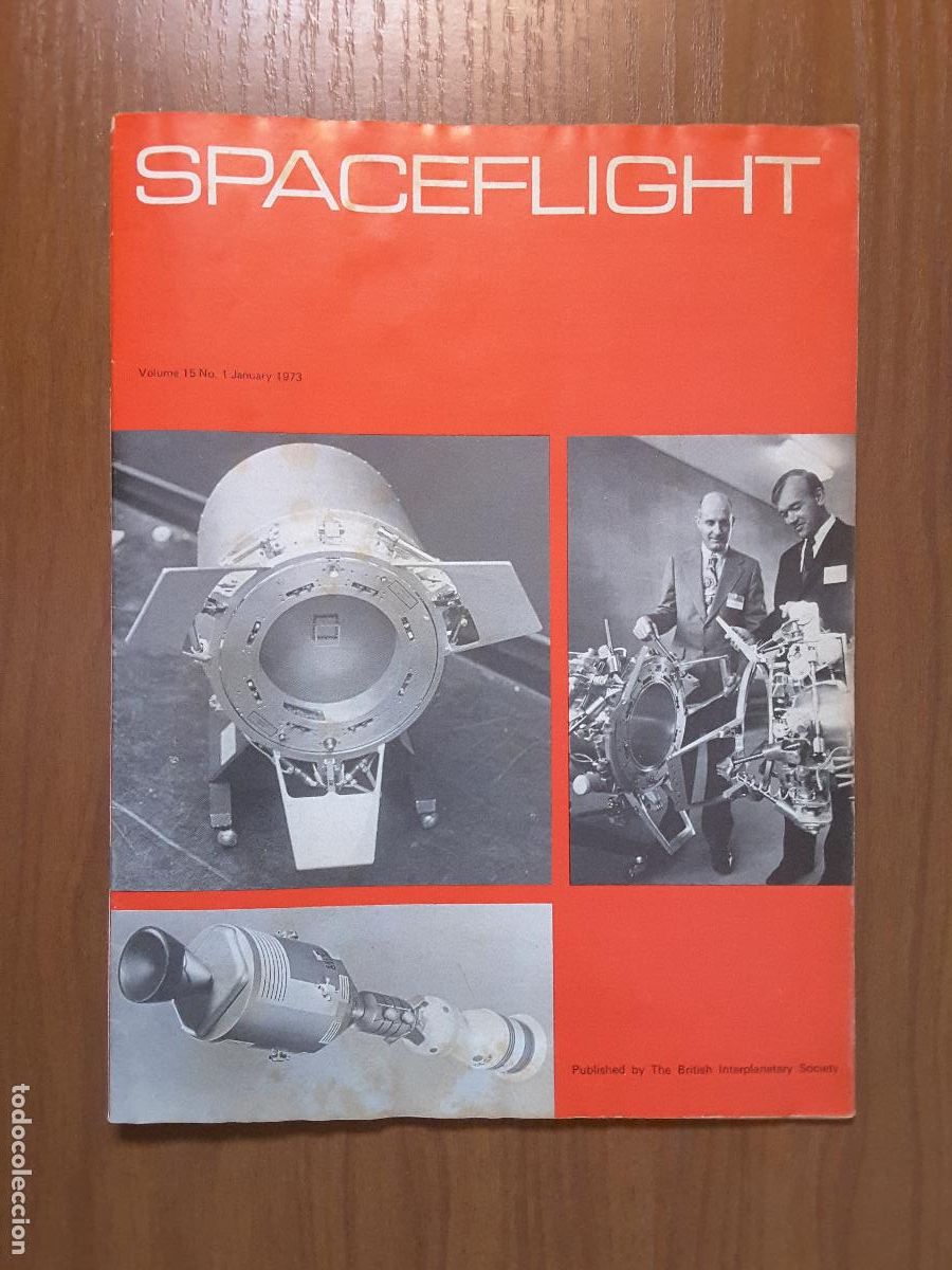 Coleccionismo de revistas y peri&oacute;dicos: Spaceflight Vol. 15 No 1. Revista exploraci&oacute;n del espacio en ingl&eacute;s.