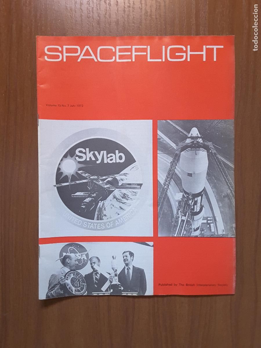Coleccionismo de revistas y peri&oacute;dicos: Spaceflight Vol. 15 No 7. Revista exploraci&oacute;n del espacio en ingl&eacute;s.