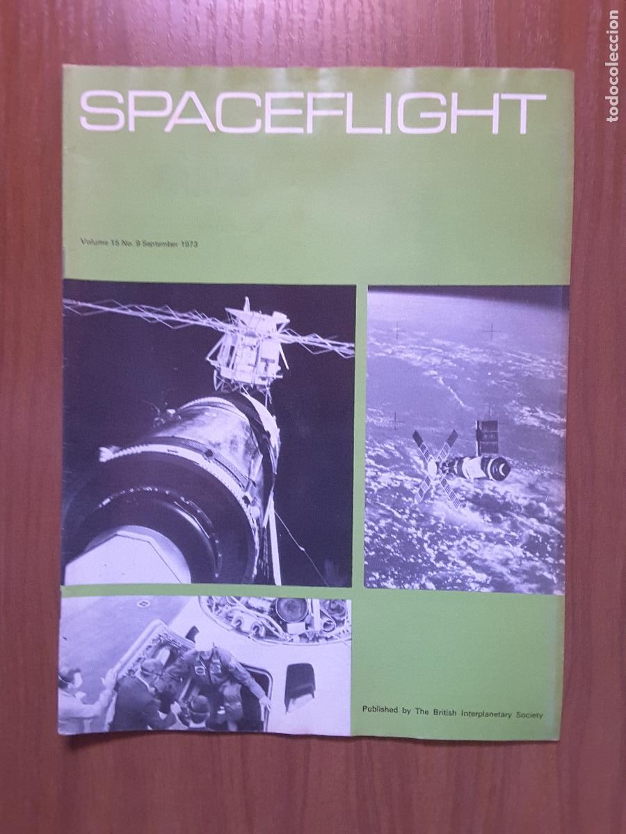 Coleccionismo de revistas y peri&oacute;dicos: Spaceflight Vol. 15 No 9. Revista exploraci&oacute;n del espacio en ingl&eacute;s.