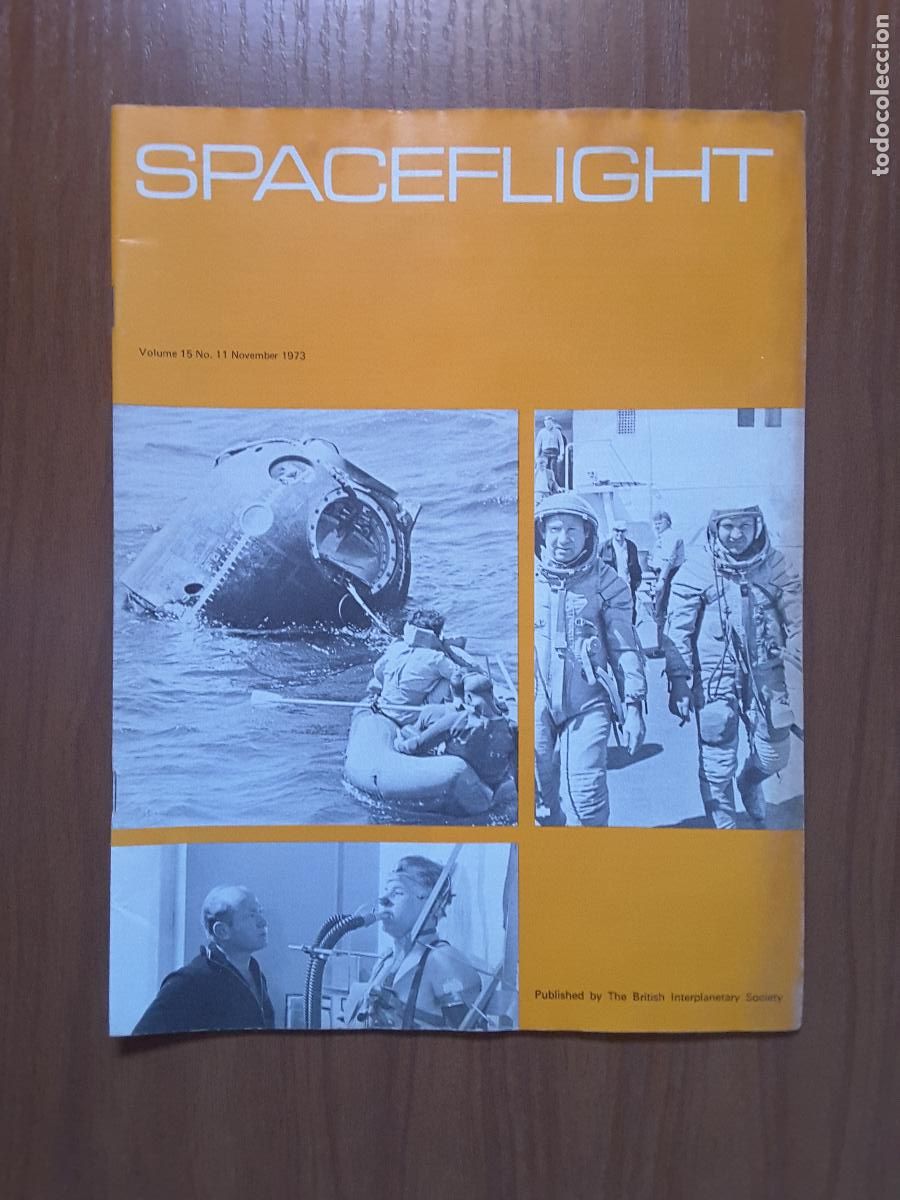 Colecionismo de Revistas e Jornais: Spaceflight Vol. 15 No 11. Revista exploraci&oacute;n del espacio en ingl&eacute;s.
