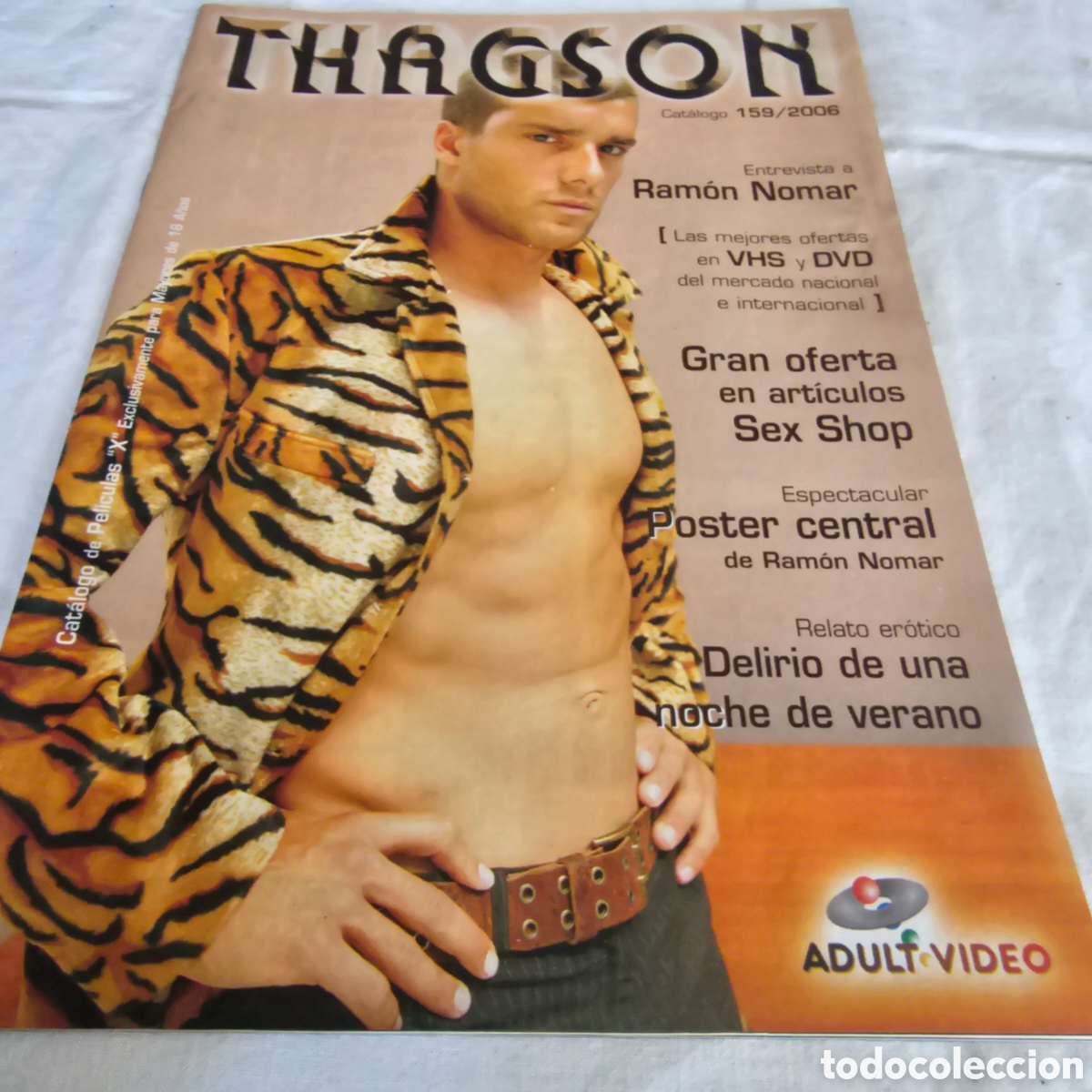 Collection Magazines and Newspapers: thagson,n&ordm; 159 ,catalogo en espa&ntilde;ol de peliculas x