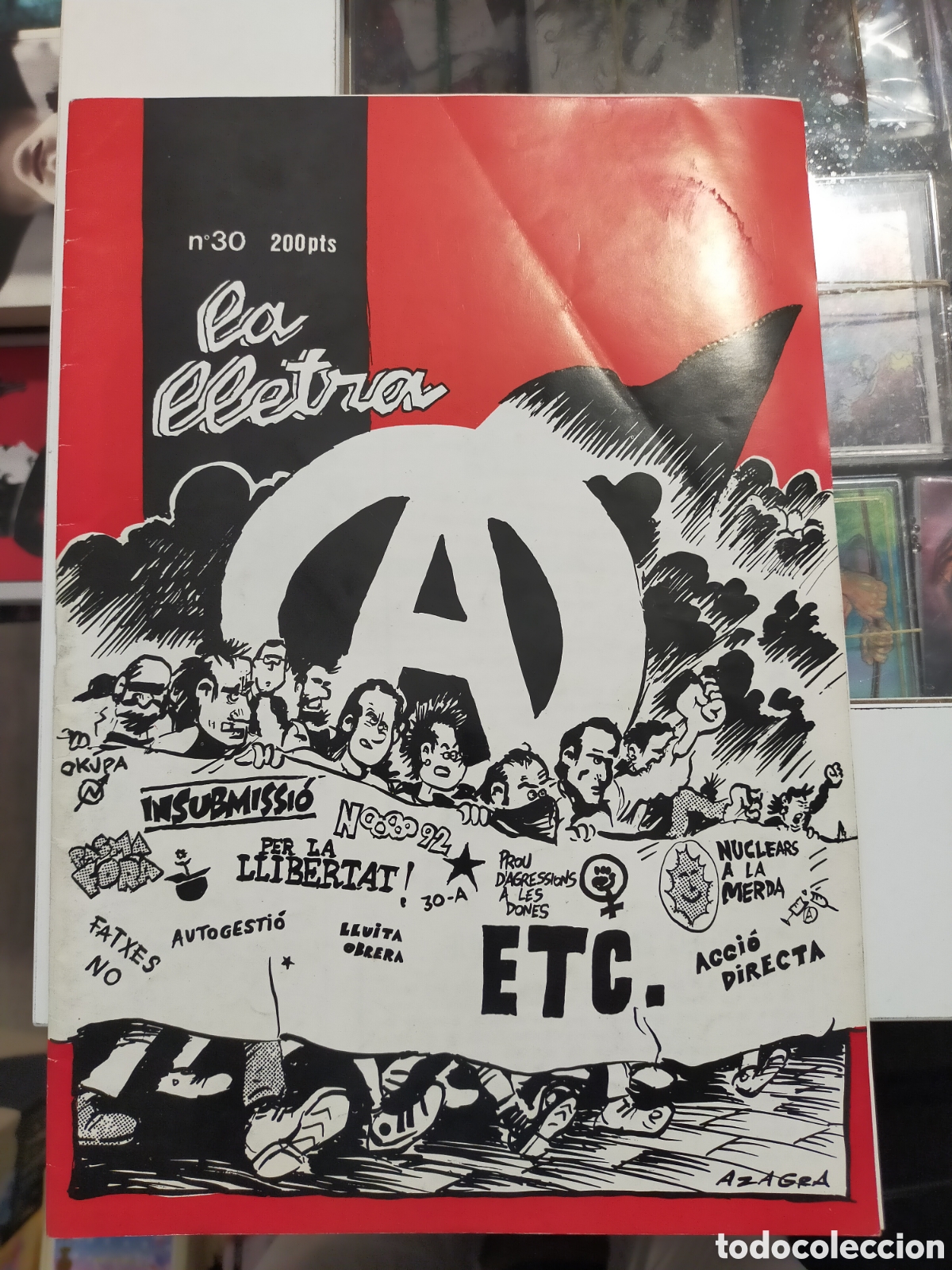 Coleccionismo de revistas y peri&oacute;dicos: LA LLETRA REVISTA LLIBERTARIA 30