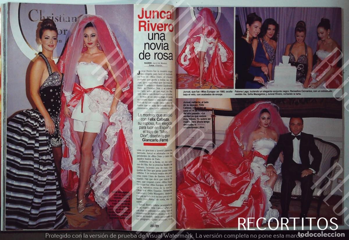 Coleccionismo de revistas y peri&oacute;dicos: JUNCAL RIBERO REMEDIOS CERVANTES MISS ESPA&Ntilde;A