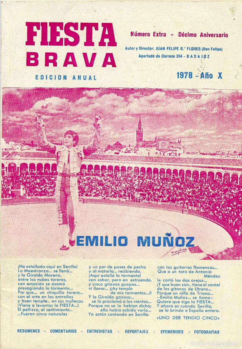Collection Magazines and Newspapers: Antigua y prestigiosa Revista de Toros Extreme&ntilde;a Fiesta Brava / Edici&oacute;n anual