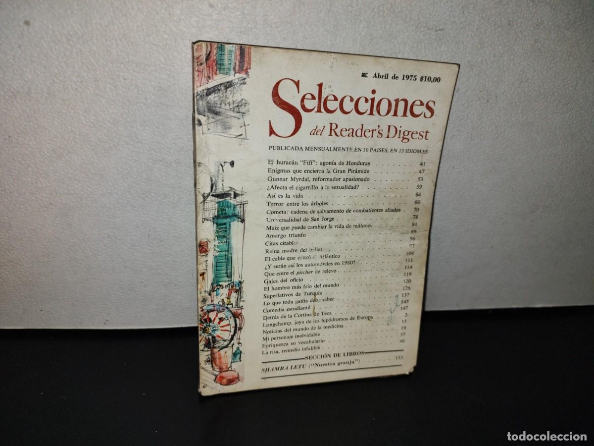 Collezionismo di Riviste e Giornali: 125- SELECCIONES DEL READER'S DIGEST. ENIGMAS QUE ENCIERRA LA GRAN PIR&Aacute;MIDE. ABRIL 1975
