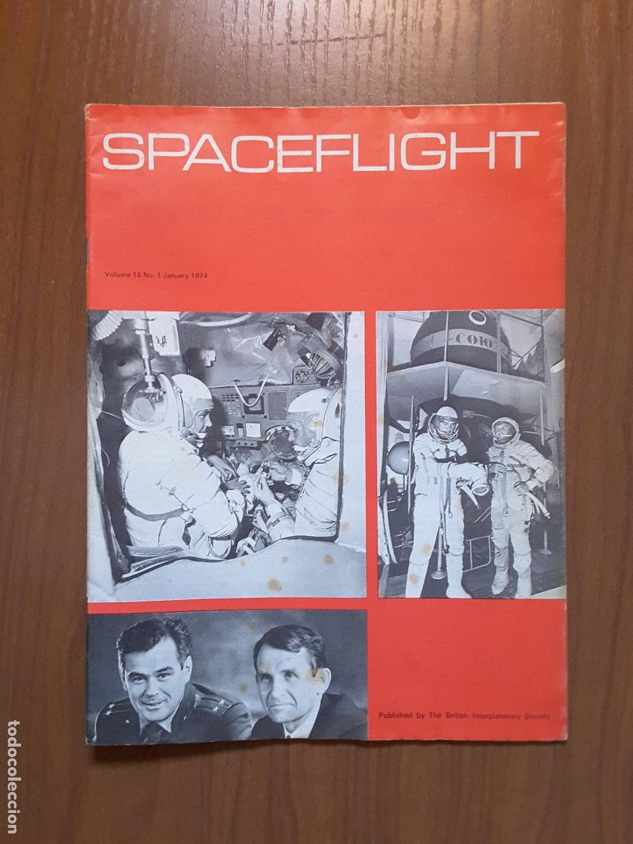 Coleccionismo de revistas y peri&oacute;dicos: Spaceflight Vol. 16 No 1. Revista exploraci&oacute;n del espacio en ingl&eacute;s.