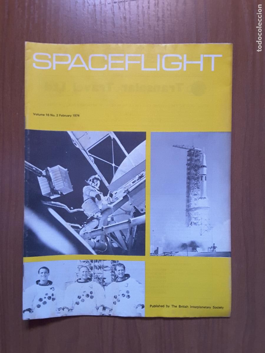 Coleccionismo de revistas y peri&oacute;dicos: Spaceflight Vol. 16 No 2. Revista exploraci&oacute;n del espacio en ingl&eacute;s.