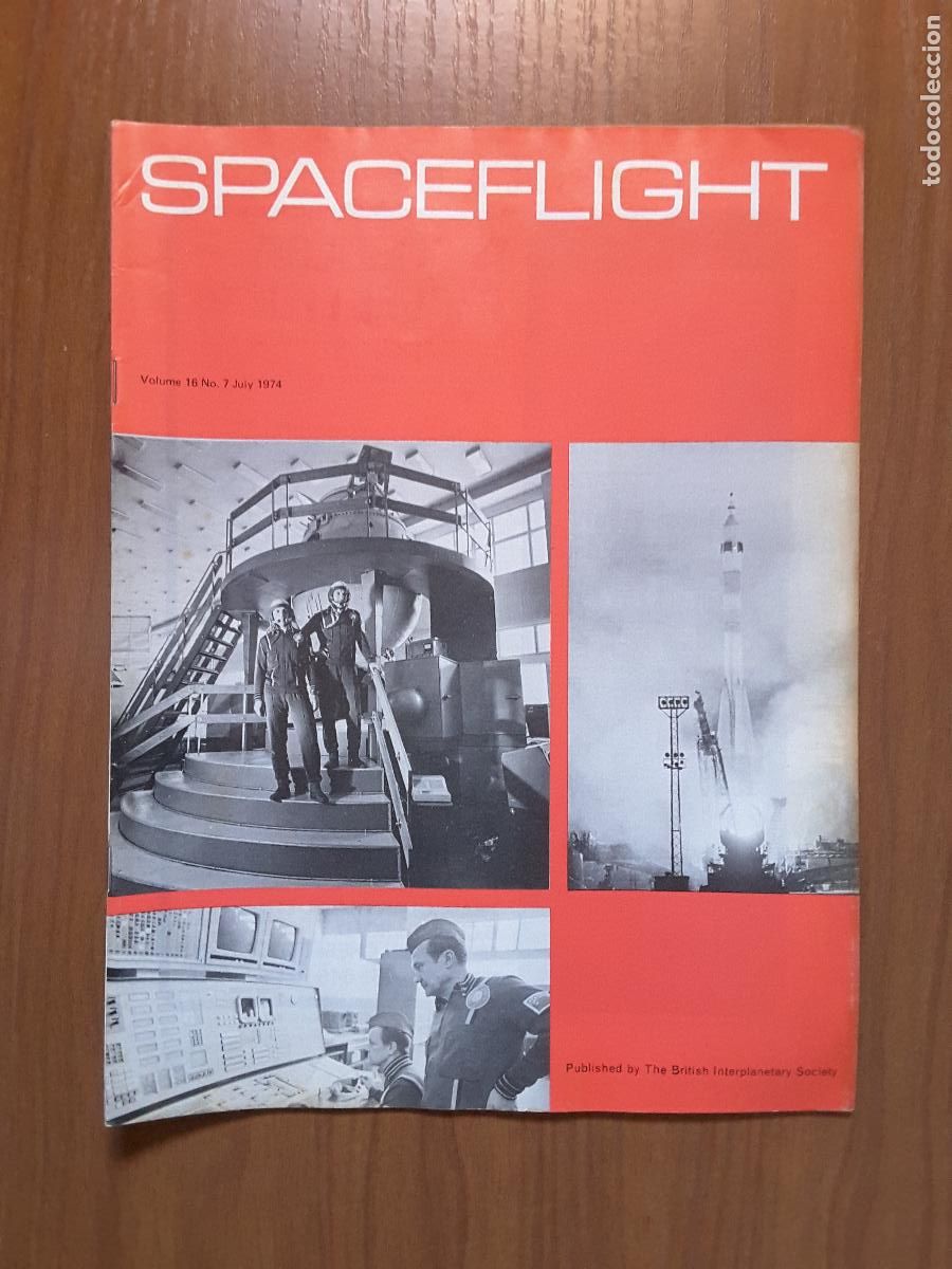 Coleccionismo de revistas y peri&oacute;dicos: Spaceflight Vol. 16 No 7. Revista exploraci&oacute;n del espacio en ingl&eacute;s.