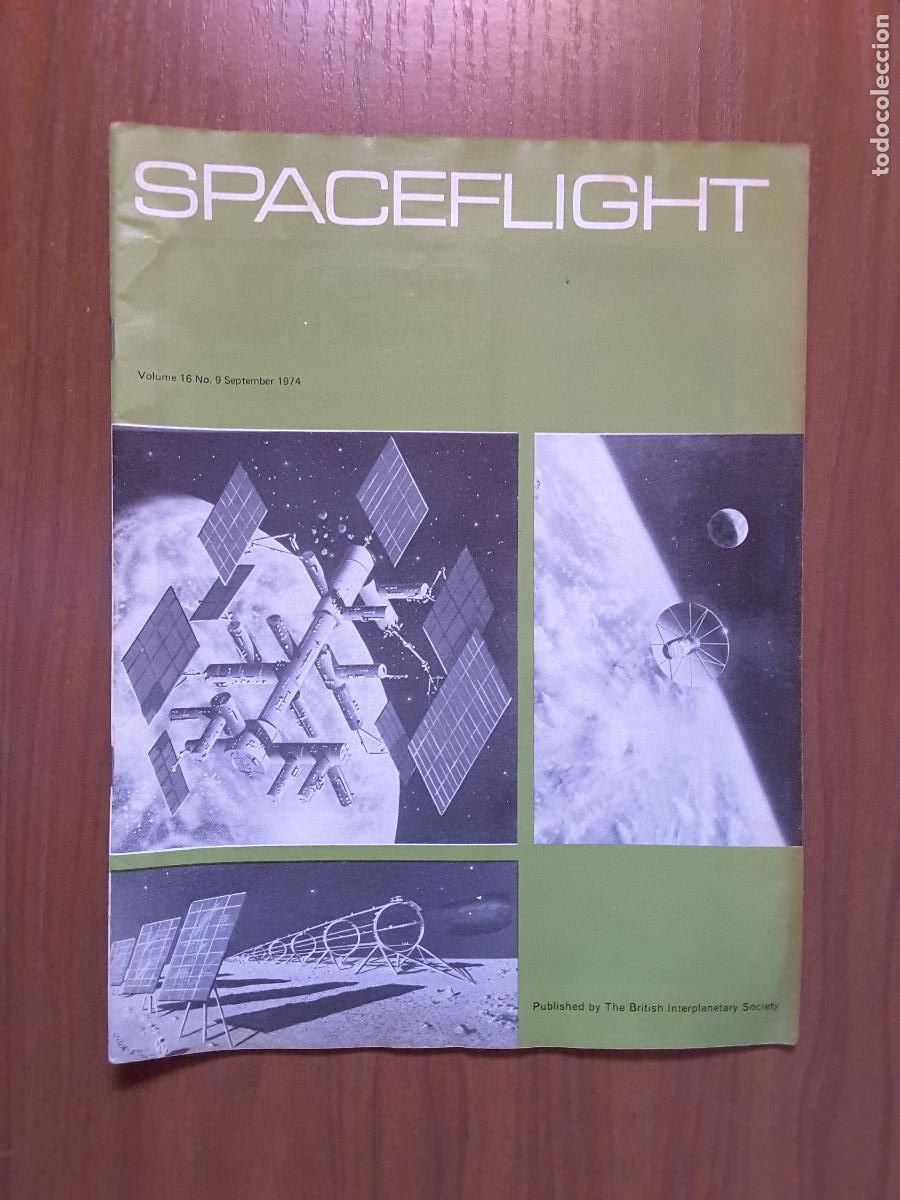 Coleccionismo de revistas y peri&oacute;dicos: Spaceflight Vol. 16 No 9. Revista exploraci&oacute;n del espacio en ingl&eacute;s.