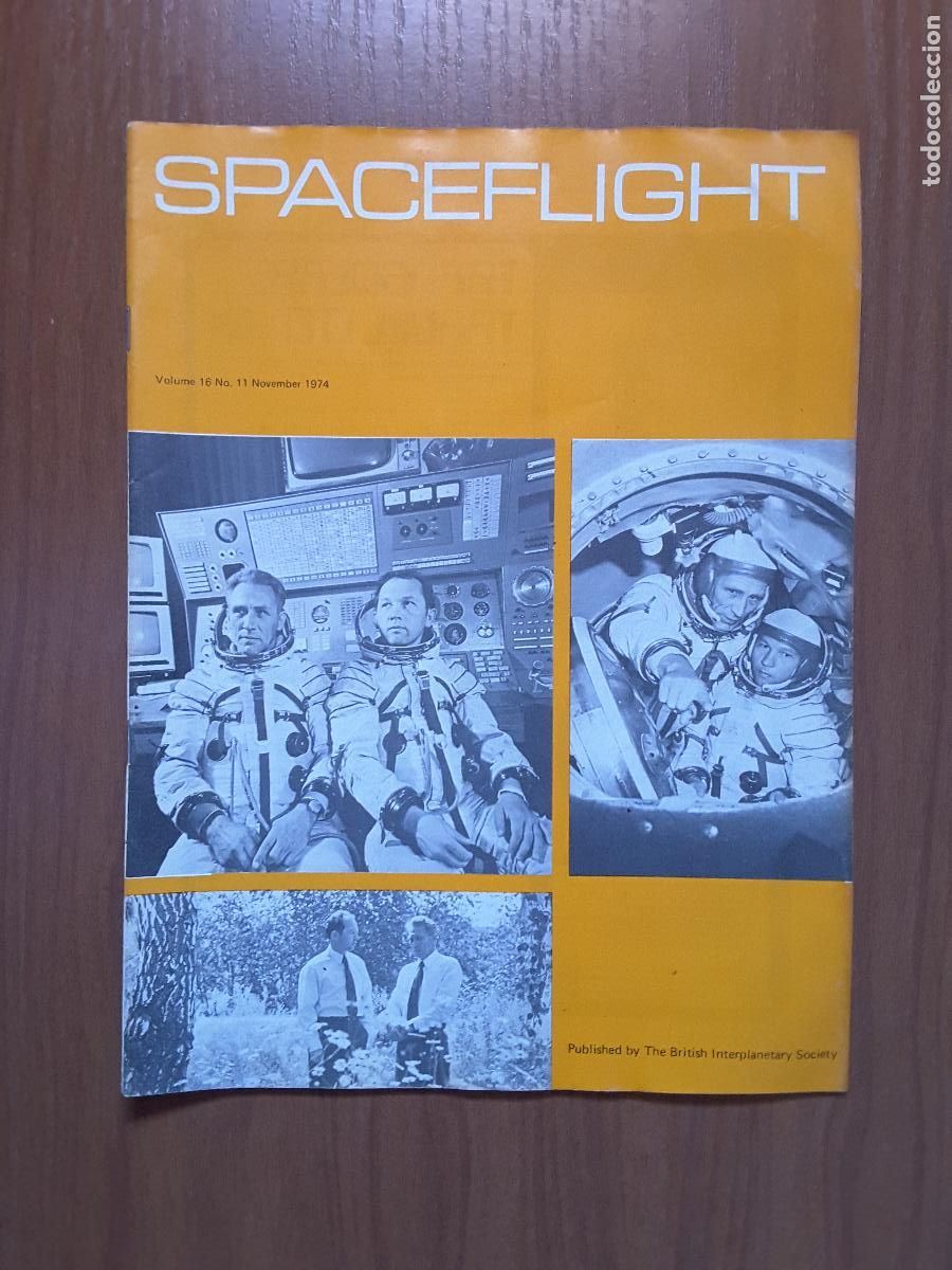 Colecionismo de Revistas e Jornais: Spaceflight Vol. 16 No 11. Revista exploraci&oacute;n del espacio en ingl&eacute;s.