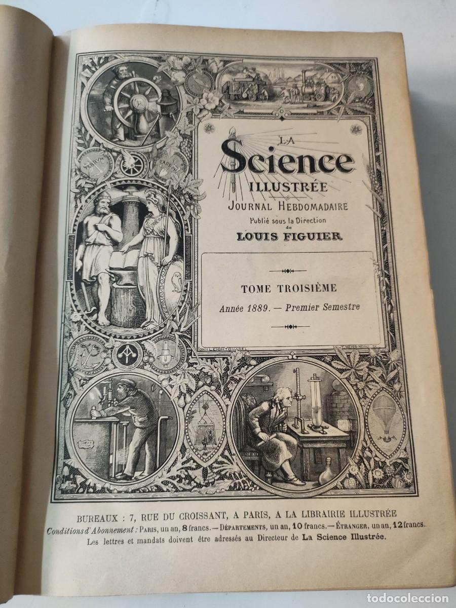 Coleccionismo de Revistas y Peri&oacute;dicos: La science illustree. Tome troisieme. Louis Figuier. 1889.