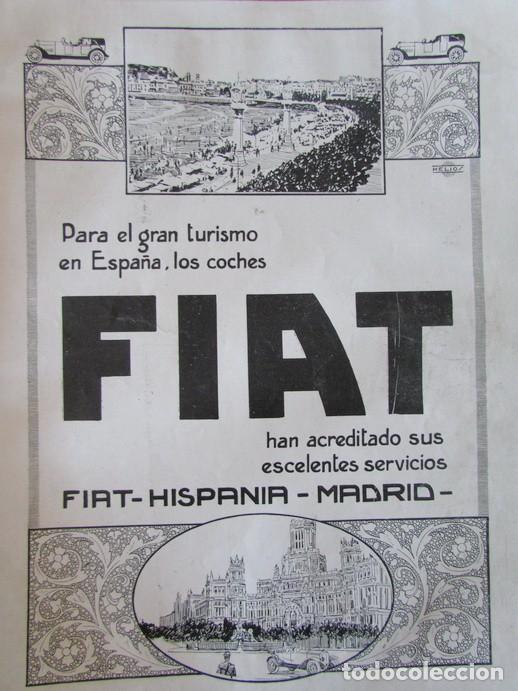 Coleccionismo de Revistas y Peri&oacute;dicos: RECORTE REVISTA NUEVO MUNDO 1922 PUBLICIDAD FIAT. HIPOFOSFITOS SALUD