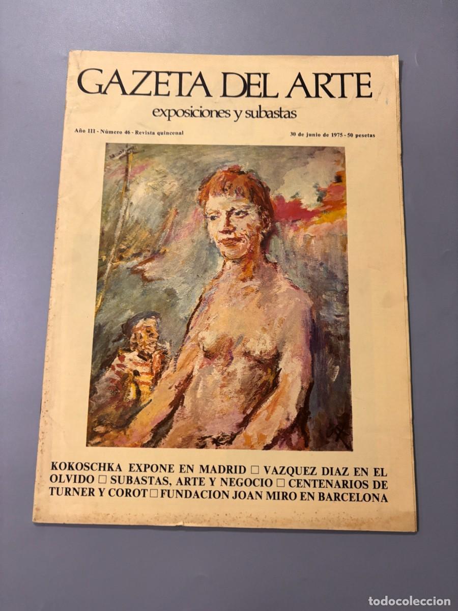 Collection Magazines and Newspapers: GAZETA DEL ARTE. EXPOSICIONES Y SUBASTAS. A&Ntilde;O III. N&ordm; 46. 30 JUNIO 1975. KOKOSCHKA EXPONE EN MADRID