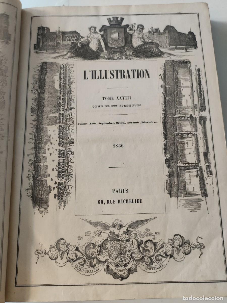 Sammeln von Zeitschriften und Zeitungen: L'Illustration. Tome XXVIII. 1856