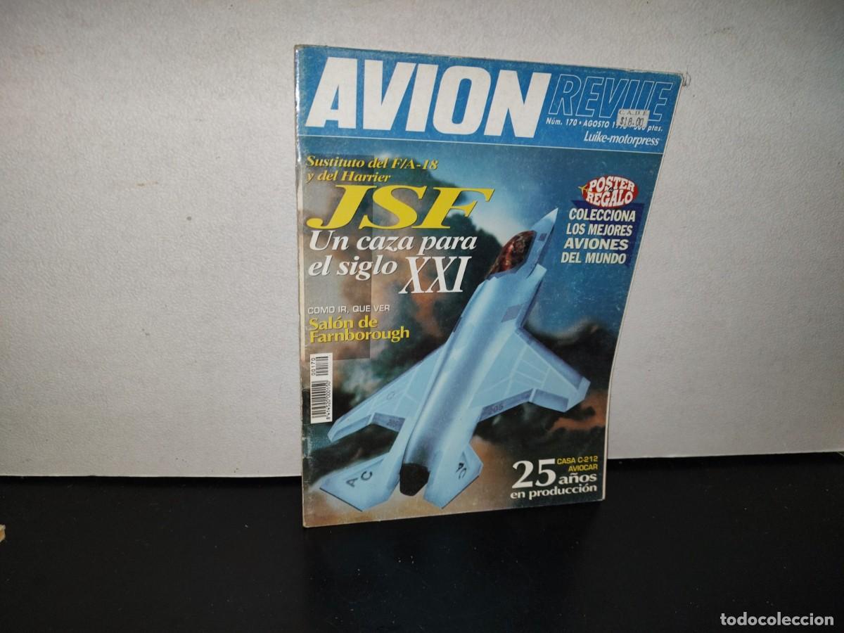 Collezionismo di Riviste e Giornali: 127- REVISTA AVION REVUE. JSF UN CAZA PARA EL SIGLO XXI - NO. 170, AGOSTO 1996