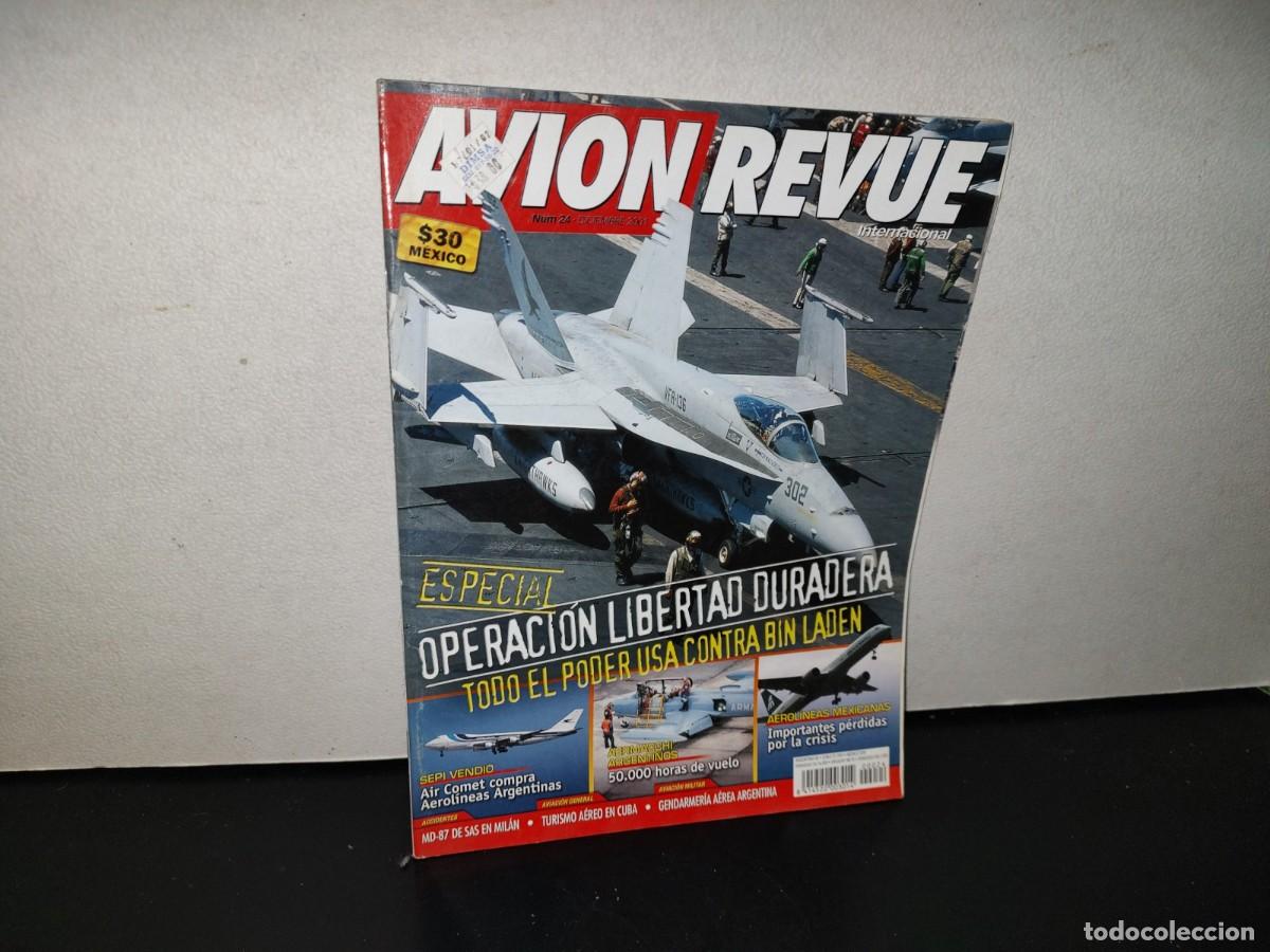 Collezionismo di Riviste e Giornali: 127- REVISTA AVION REVUE. EL TODO EL PODER USA CONTRA BIN LADEN - NO. 24, DICIEMBRE 2001