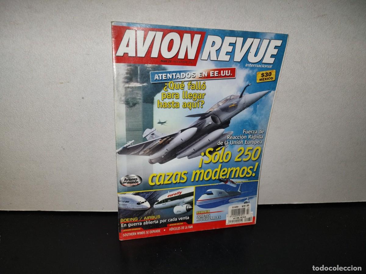 Collezionismo di Riviste e Giornali: 127- REVISTA AVION REVUE. ATENTADO CONTRA EE. UU. - NO. 23, NOVIEMBRE 2001