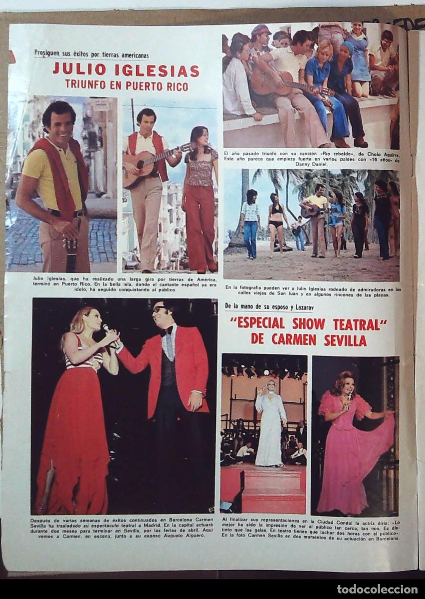 Coleccionismo de Revistas y Peri&oacute;dicos: CARMEN SEVILLA JULIO IGLESIAS AUGUSTO ALGUERO PUERTO RICO