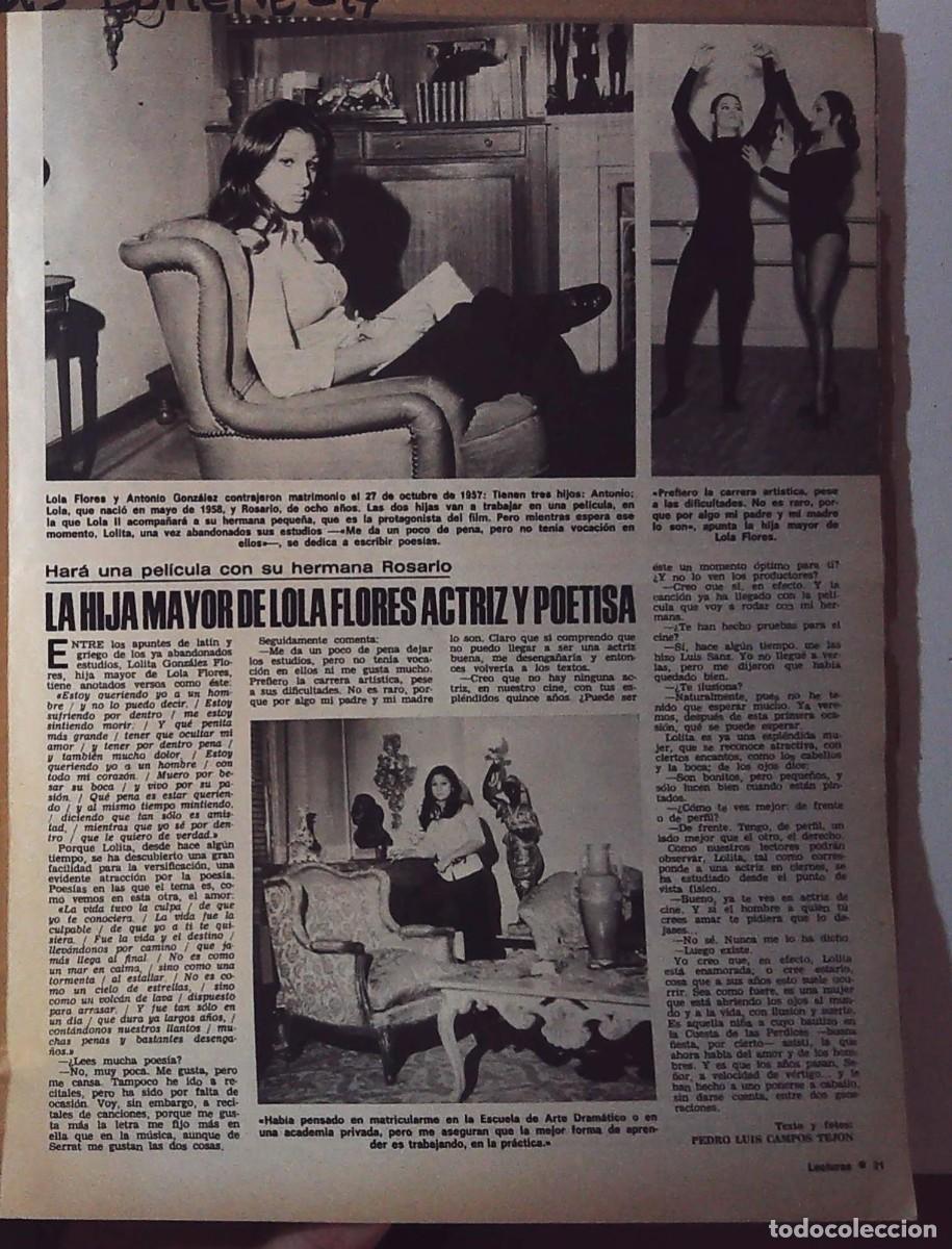 Coleccionismo de revistas y peri&oacute;dicos: LOLITA FLORES LOLA TERESA RABAL
