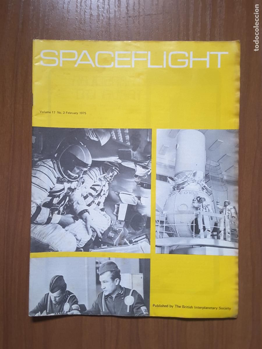 Coleccionismo de revistas y peri&oacute;dicos: Spaceflight Vol. 17 No 2. Revista exploraci&oacute;n del espacio en ingl&eacute;s.