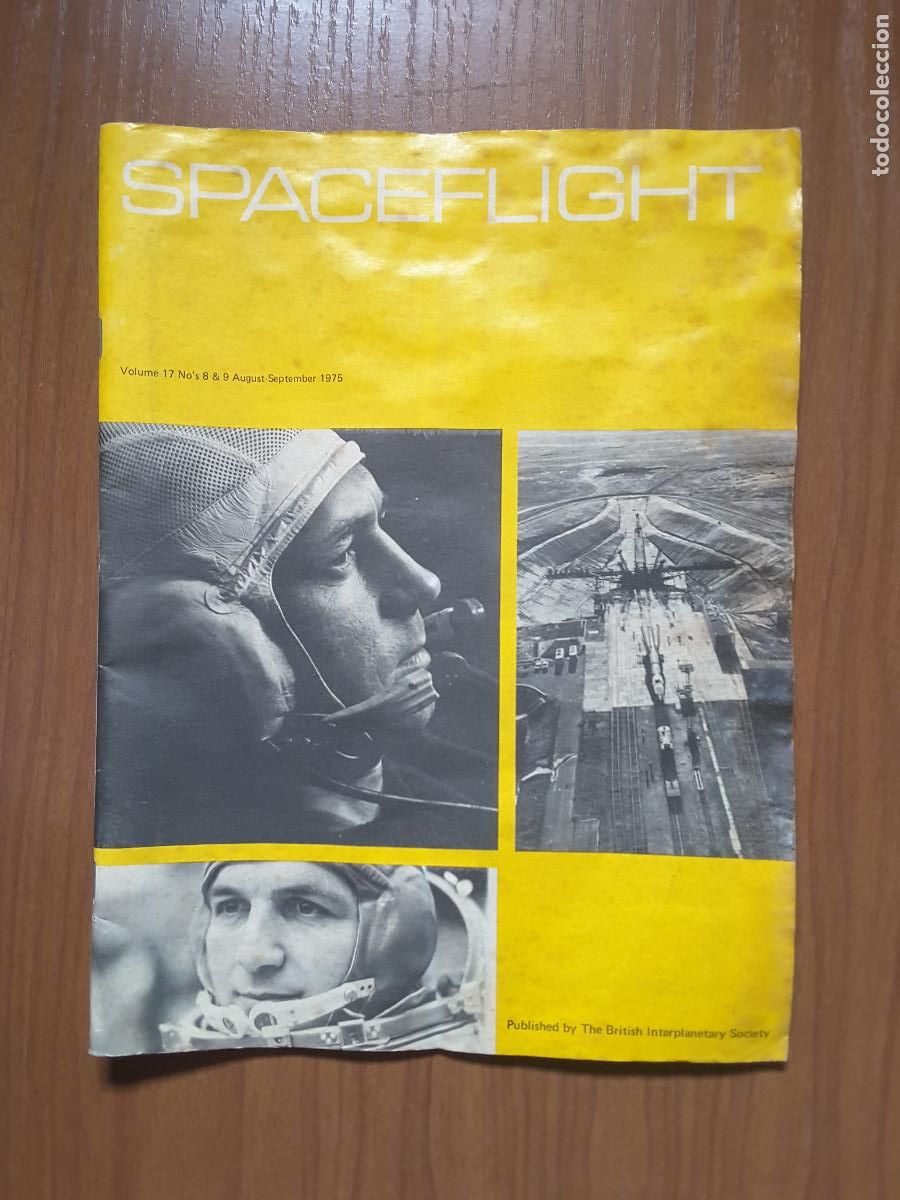 Coleccionismo de revistas y peri&oacute;dicos: Spaceflight Vol. 17 No 8/9. Revista exploraci&oacute;n del espacio en ingl&eacute;s.