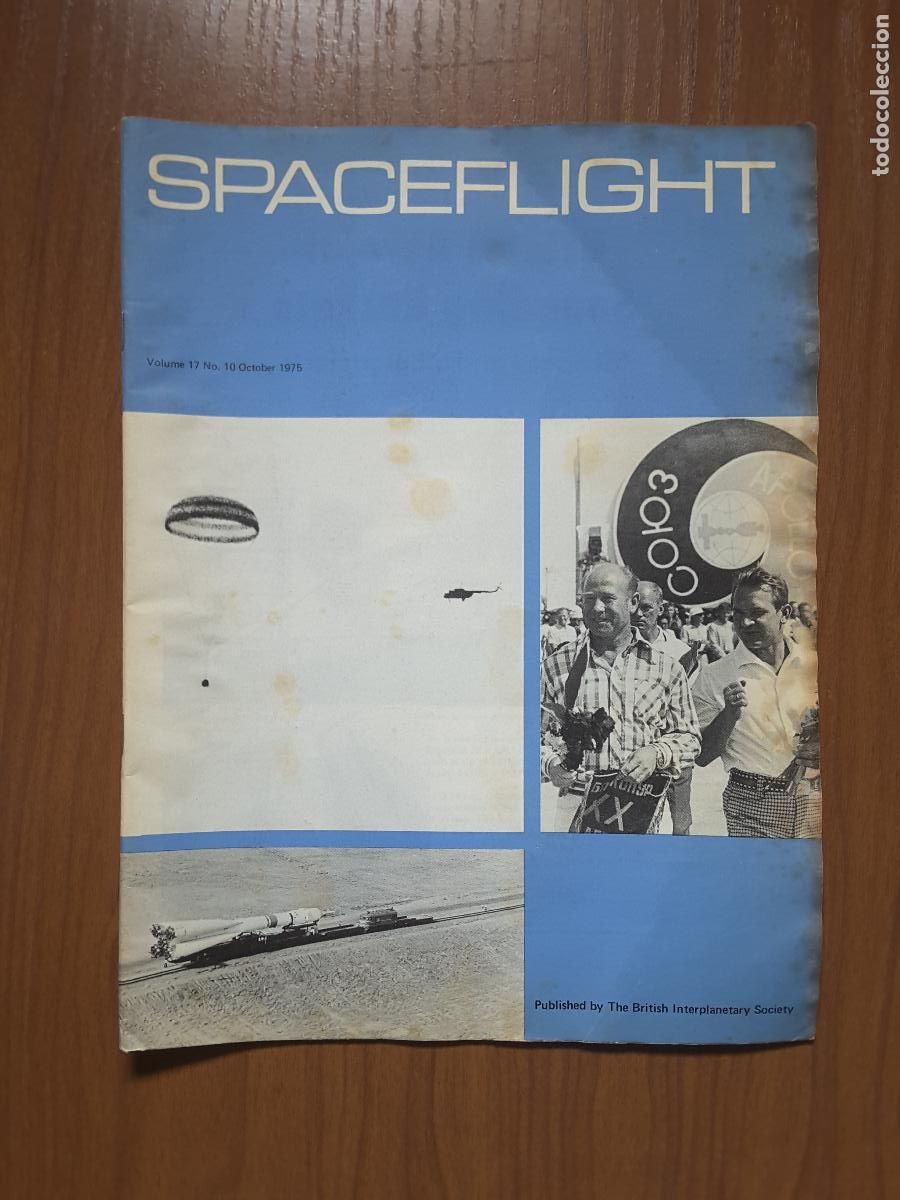 Coleccionismo de revistas y peri&oacute;dicos: Spaceflight Vol. 17 No 10. Revista exploraci&oacute;n del espacio en ingl&eacute;s.