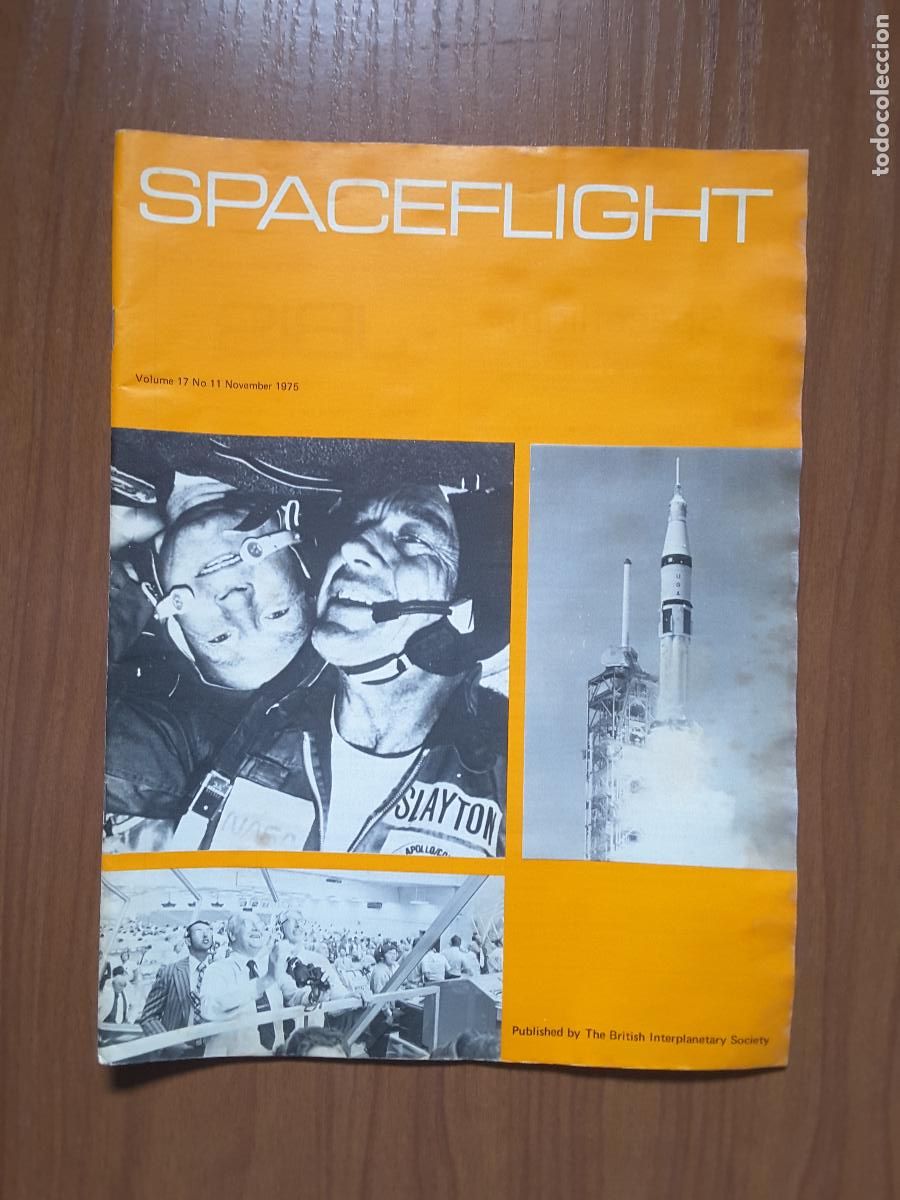Coleccionismo de revistas y peri&oacute;dicos: Spaceflight Vol. 17 No 11. Revista exploraci&oacute;n del espacio en ingl&eacute;s.