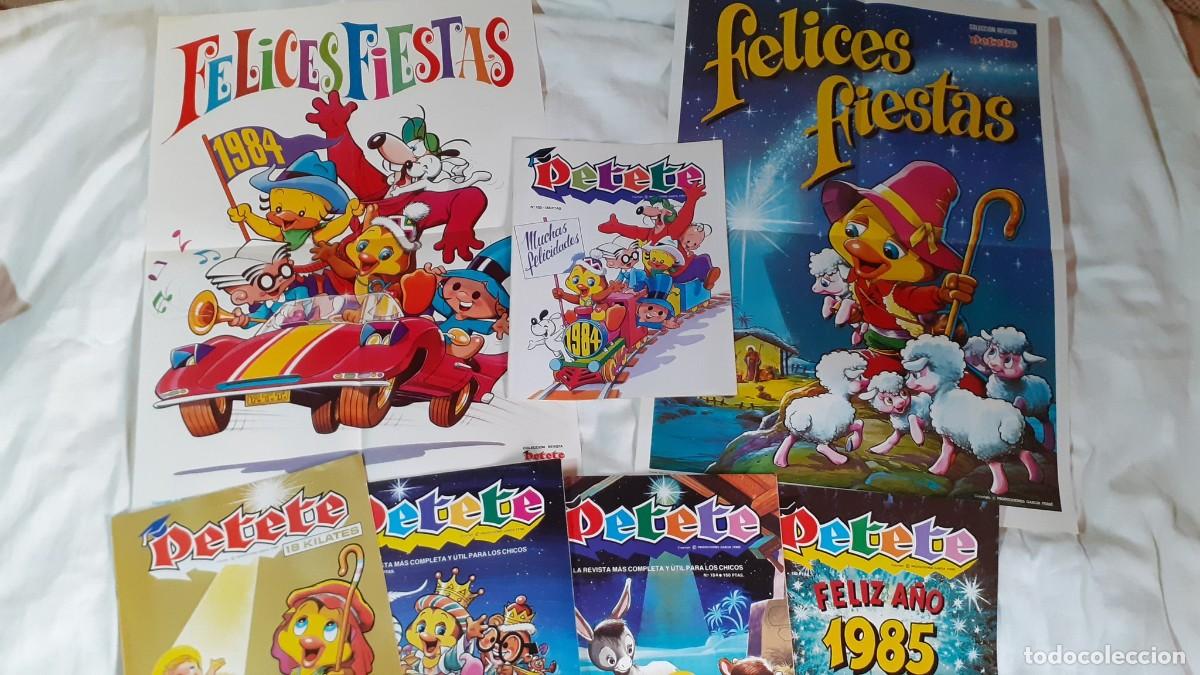 Coleccionismo de Revistas y Peri&oacute;dicos: Lote de Posters y numeros navide&ntilde;os de la Revista Petete