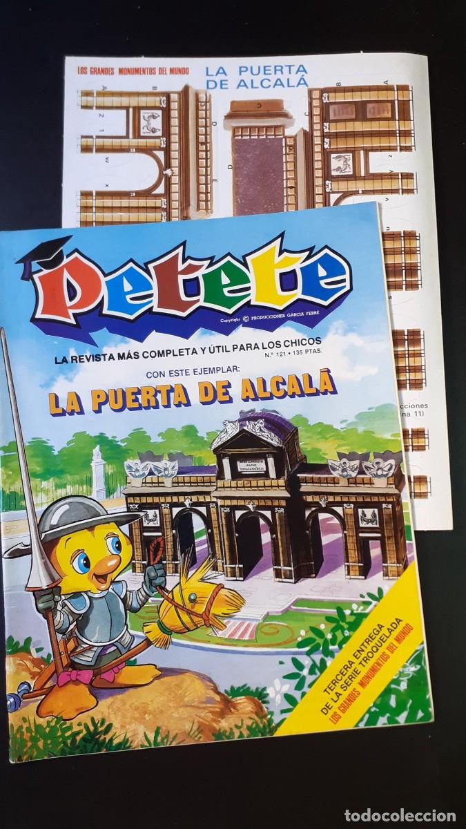Coleccionismo de Revistas y Peri&oacute;dicos: Revista Petete n 121 con Recortable La Puerta de Alcala
