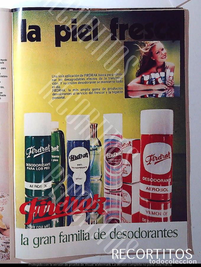 Coleccionismo de Revistas y Peri&oacute;dicos: FIRDRAK DESODORANTE ANUNCIO PUBLICIDAD