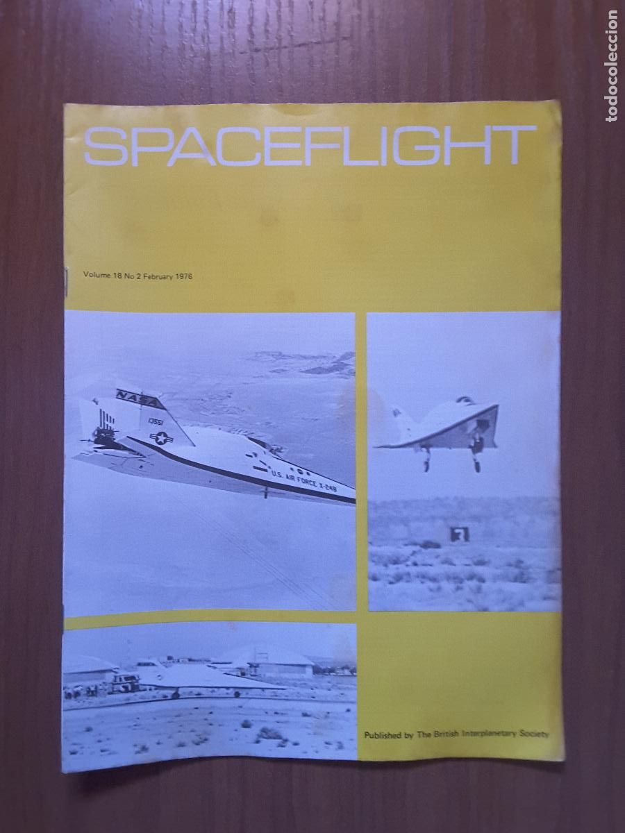 Coleccionismo de revistas y peri&oacute;dicos: Spaceflight Vol. 18 No 2. Revista exploraci&oacute;n del espacio en ingl&eacute;s.