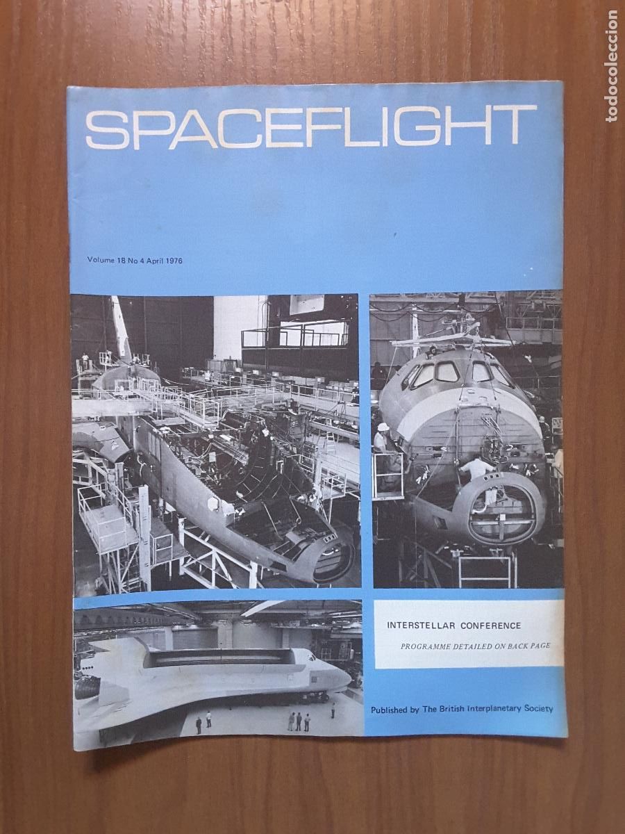 Coleccionismo de revistas y peri&oacute;dicos: Spaceflight Vol. 18 No 4. Revista exploraci&oacute;n del espacio en ingl&eacute;s.