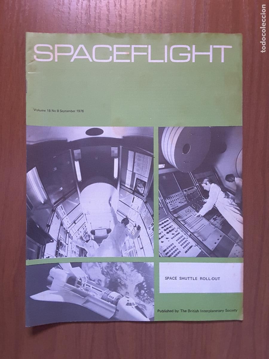 Coleccionismo de revistas y peri&oacute;dicos: Spaceflight Vol. 18 No 9. Revista exploraci&oacute;n del espacio en ingl&eacute;s.