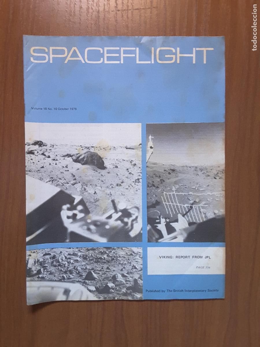 Coleccionismo de revistas y peri&oacute;dicos: Spaceflight Vol. 18 No 10. Revista exploraci&oacute;n del espacio en ingl&eacute;s.