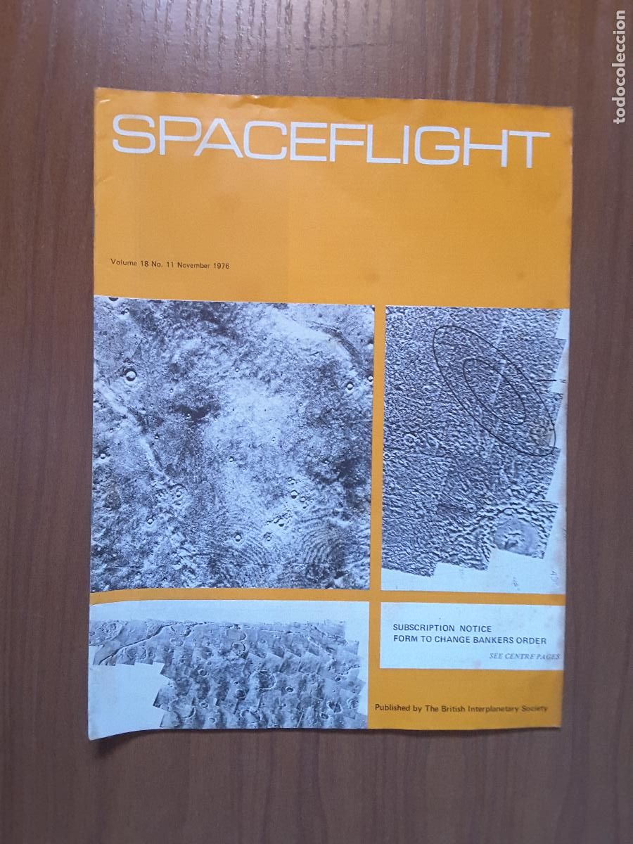 Coleccionismo de revistas y peri&oacute;dicos: Spaceflight Vol. 18 No 11. Revista exploraci&oacute;n del espacio en ingl&eacute;s.