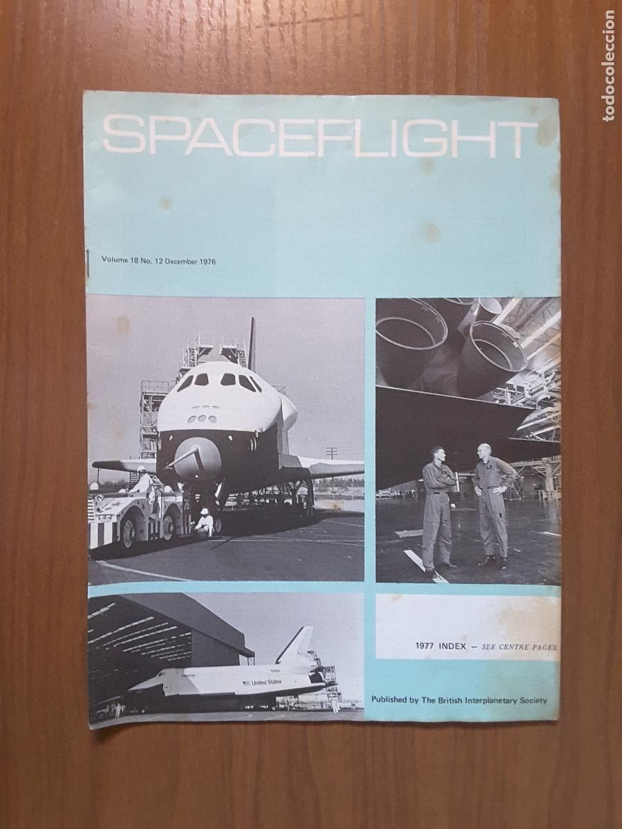 Coleccionismo de revistas y peri&oacute;dicos: Spaceflight Vol. 18 No 12. Revista exploraci&oacute;n del espacio en ingl&eacute;s.