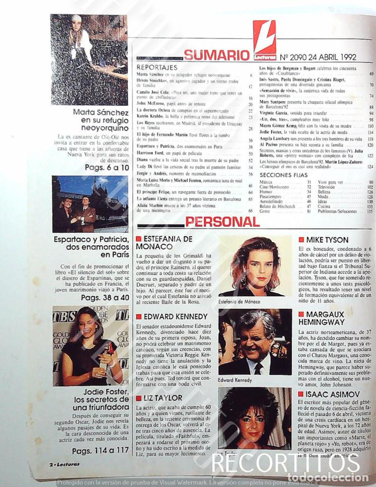 Coleccionismo de Revistas y Peri&oacute;dicos: estefania de monaco elizabeth taylor jodie foster marta sanchez