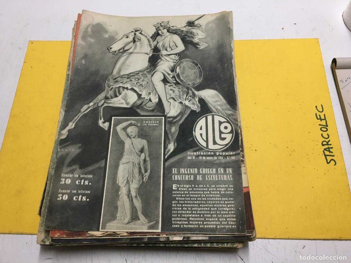 Coleccionismo de Revistas y Peri&oacute;dicos: ALGO ILUSTRACION POPULAR, 51 NUMEROS DEL A&Ntilde;O 1932 AL 1934