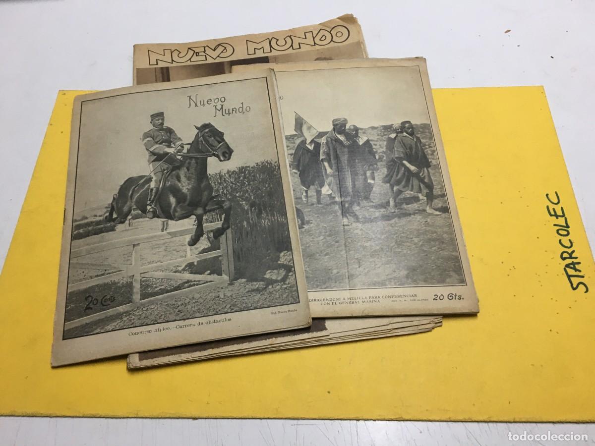 Coleccionismo de Revistas y Peri&oacute;dicos: NUEVO MUNDO, 6 NUMEROS, A&Ntilde;OS 1906 AL A&Ntilde;O 1931
