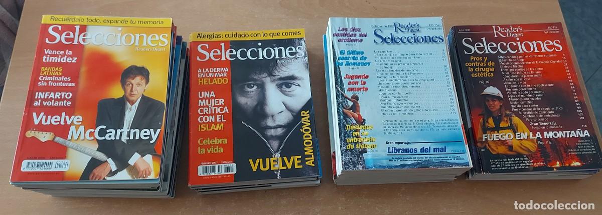 Coleccionismo de Revistas y Peri&oacute;dicos: Lote 46 revistas SELECCIONES READER'S DIGEST ENTRE A&Ntilde;O 1995 Y 2007