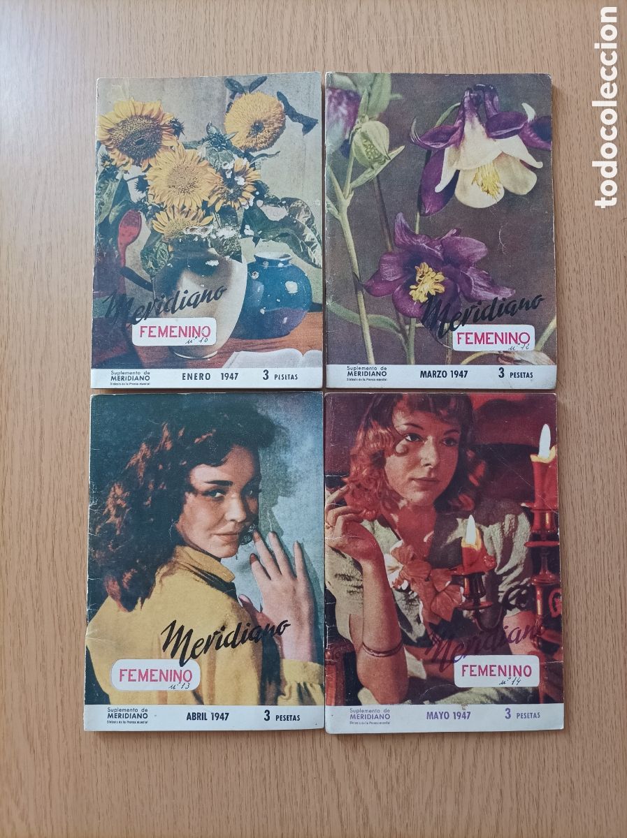 Collectionnisme de Revues et Journaux: Meridiano Femenino. Enero marzo abril mayo 1947