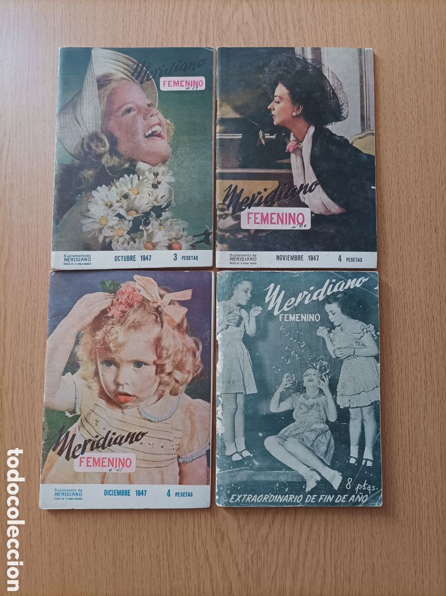Collectionnisme de Revues et Journaux: Meridiano Femenino. Octubre noviembre diciembre + extraordinario fin de a&ntilde;o