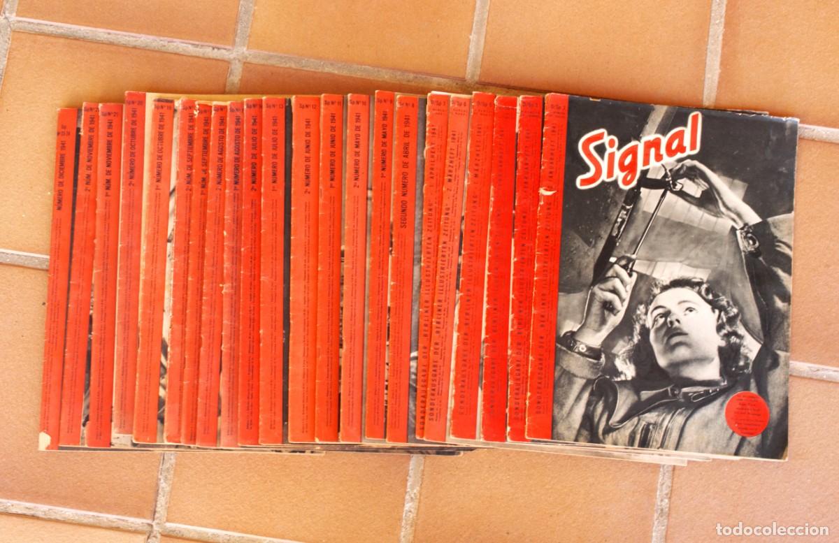 Sammeln von Zeitschriften und Zeitungen: Revistas Signal. A&ntilde;o 1941. Completo excepto el n&ordm; 1.