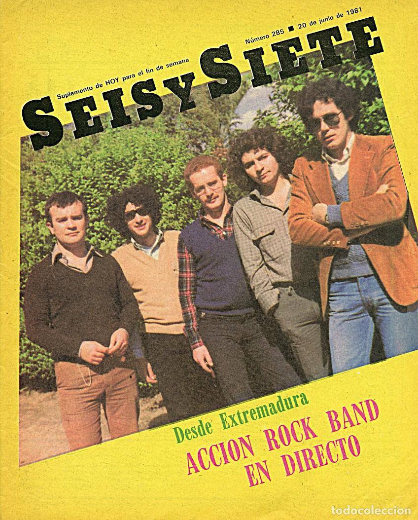 Coleccionismo de Revistas y Peri&oacute;dicos: Revista Seis y Siete / Extremadura / Diario Hoy (Badajoz) / N.&ordm; 285 - 20 de Junio 1981