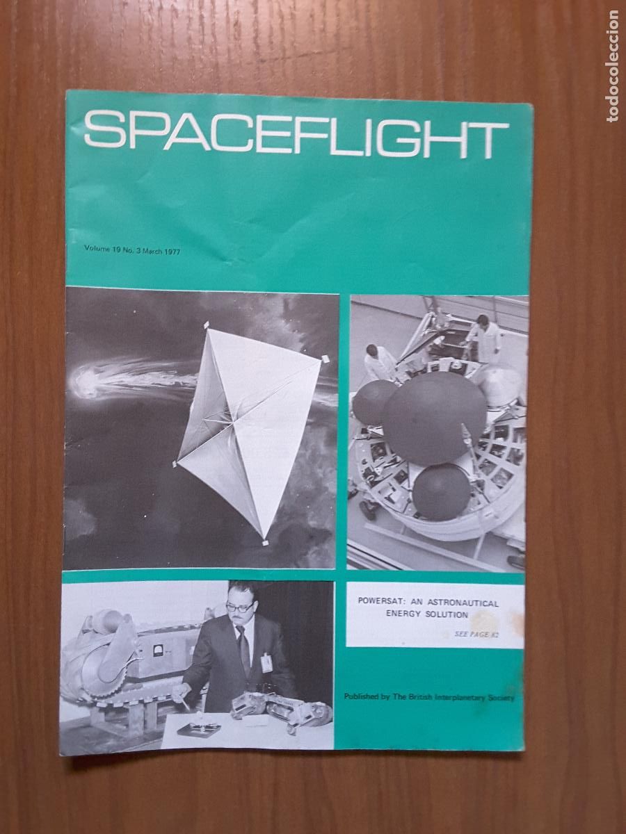 Coleccionismo de revistas y peri&oacute;dicos: Spaceflight Vol. 19 No 3. Revista exploraci&oacute;n del espacio en ingl&eacute;s.