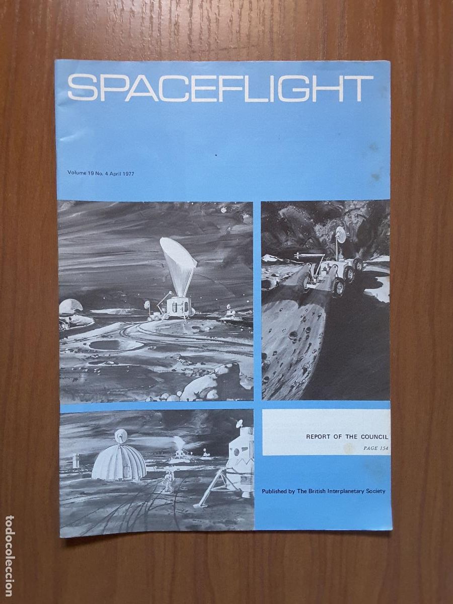 Coleccionismo de revistas y peri&oacute;dicos: Spaceflight Vol. 19 No 4. Revista exploraci&oacute;n del espacio en ingl&eacute;s.